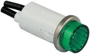 DAYTON 22NY56 Raised Indicator Light,Green,240V