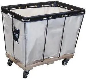 ROYAL BASKET TRUCKS G12-CCX-KDA-3UNN Knock Down Basket Truck,12 Bu,Canvas