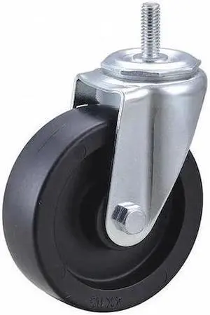 ZORO SELECT 32J864 Swivel Stem Caster,Polyolfn,4 in,275 lb.