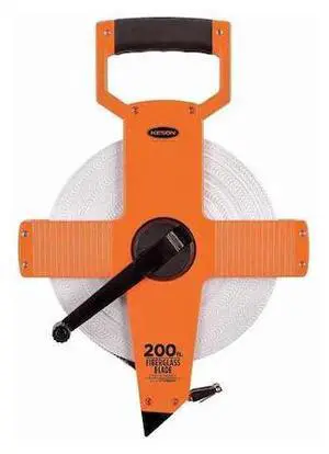 KESON OTR-18-200 200 ft Tape Measure, 1/2 in Blade KESON OTR-18-200 200 ft Tape Measure, 1/2 in Blade