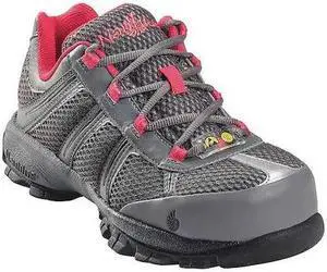 NAUTILUS SAFETY FOOTWEAR N1393 5.5W Women's Athletic Shoe, Steel Toe, Leather,