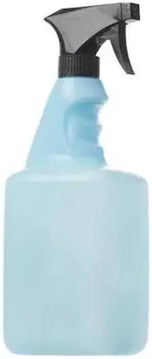 ZORO SELECT 3XJV8 32 oz. Blue, Plastic Trigger Spray Bottle