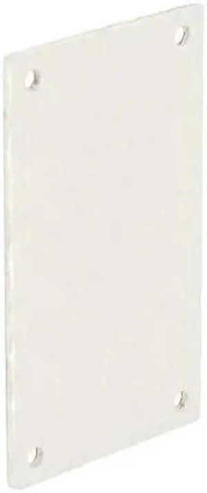 WIEGMANN PA0606 Wireway Panel Adapter, 1 Type, NEMA 1 Rating, Steel, ANSI 61