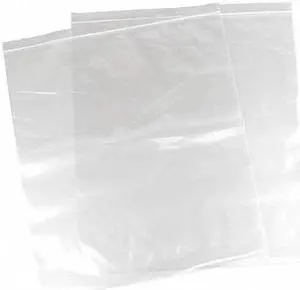 RELOC ZIPPIT 4R1820 Reclosable Bag, Zip Seal, 20 in L, 18 in W, 4 mil Thick,