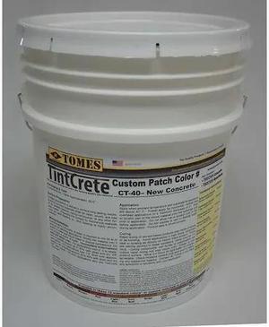 JE TOMES GRA-CT40-160 Concrete Patch and Repair, Pail, Gray, TintCrete
