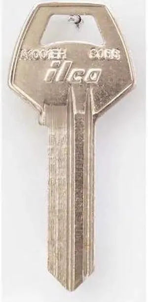 Key Blank, Brass, Type CO88, PK 10
