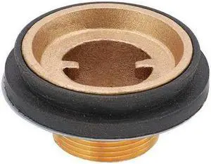 ZORO SELECT SP-225 Toilet Spud, 2 x 1 1/4, Brass/Rubber