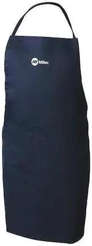 MILLER ELECTRIC 247149 Welding Bib Apron, Classic Cloth, 100% Cotton, Fabric