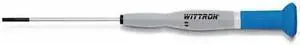WITTE 9T 89714 Insulated Precision Slotted Screwdriver 1/16 in Round