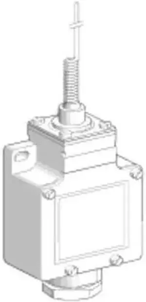 TELEMECANIQUE SENSORS XCKL106 Limit Switch, Whisker, Spring Return, 1NC/1NO,