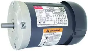 DAYTON 3N841 3-Phase General Purpose Motor, 1/4 HP, 42CZ Frame, 230/460V AC
