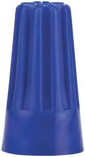 3M H-30-BIN Twist-On Wire Connector, 16 AWG Max, Blue, Vinyl Insulation, 300 V,