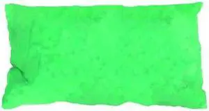 CONDOR 35ZR17 Sorbent Pillow, 18 gal, 8 1/2 in x 17 in, Harsh Chemicals, Green,