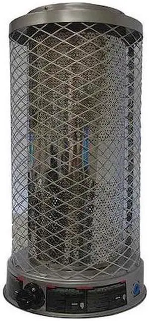 DAYTON 1WVL8 Portable Gas Floor Heater, Natural Gas, Matchless Piezo,