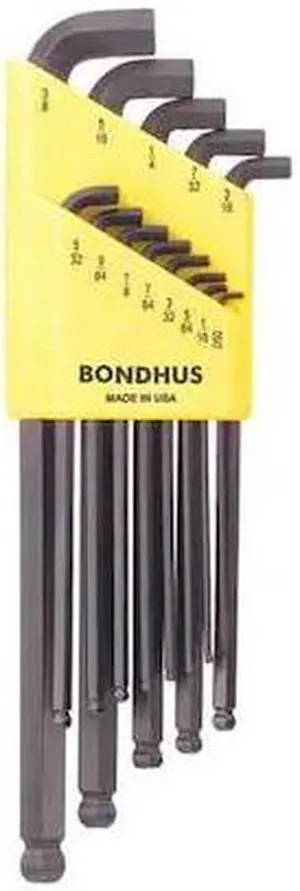 Bondhus 16537 Balldriver Stubby L-Wrench Key Sets