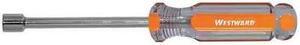 Westward 7.0mm Alloy Steel Nut Driver, Clear/Orange   401L29