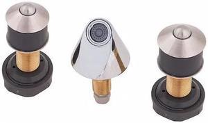BESTCARE WH3377-WSF Metering 8" Mount, 3 Hole Ligature Resistant Bathroom Faucet