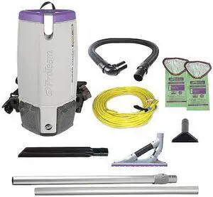 PROTEAM 107536 Super Coach Pro 10, 10 qt. Backpack Vacuum w/ ProBlade Carpet