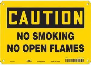 CONDOR 474N65 Safety Sign, 7" H, 10" W,  Vertical Rectangle, English, 474N65