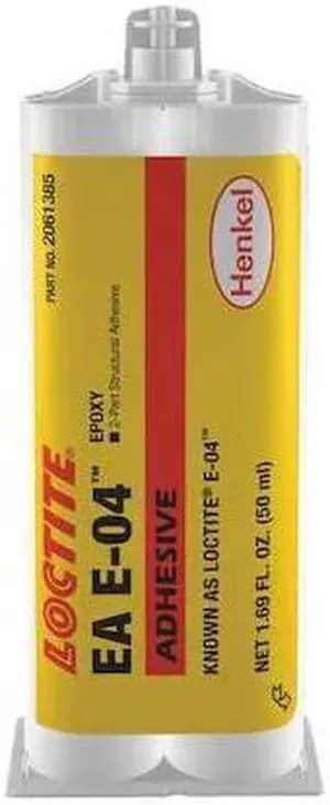 LOCTITE 2061385 Hot Melt Adhesive, EA E04 Series, Brown, Dual-Cartridge, 1:01