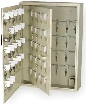 ZORO SELECT 2NET9 Key Control Cabinet, Steel, Beige, 730 Key Capacity