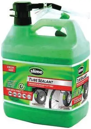 SLIME 10162 Tire Sealant,Jug with Pump,1 gal.