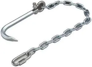 ALLEGRO INDUSTRIES 9401-32 Manhole Cover Hook,Steel,Slvr