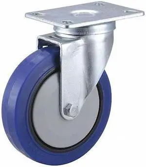 ZORO SELECT 400K71 Plate Caster,308 lb. Load Rating,Swivel