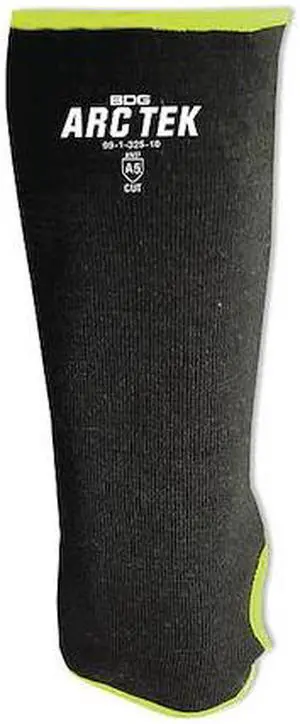 BDG 99-1-335-14 Black Cut Resistant Sleeve Thumb Hole, Size 14"