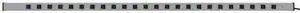 ZORO SELECT 2MV37 Outlet Strip, 24 5-15R, 5-15P, 15 ft., Gray (Formerly Power
