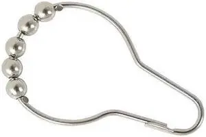 ZORO SELECT 4EEW6 Shower Hooks with Roller Balls,PK13