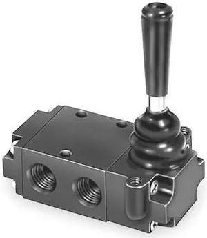 PARKER 523831000 Manual Air Control Valve,3-Way,1/4In NPT