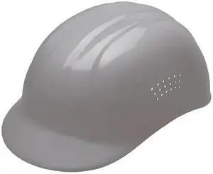 ERB SAFETY WEL19127GY Bump Cap, Front Brim, Polyethylene, Pinlock Suspension,