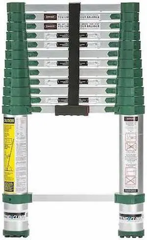 XTEND + CLIMB 780P+ Aluminum Telescoping Extension Ladder, 300 lb Load Capacity