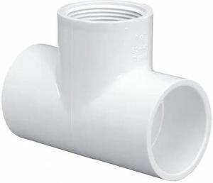 LASCO 402007 3/4" Socket x Socket x FNPT PVC Tee Sched 40