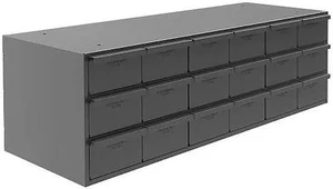 DURHAM MFG 005-95 Prime Cold Rolled Steel, Drawer Bin Cabinet, 12 1/4 in D x 11 DURHAM MFG 005-95 Prime Cold Rolled Steel, Drawer Bin Cabinet, 12 1/4 in D x 11