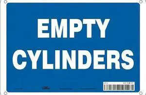 CONDOR 471M17 Safety Sign, 7 in Height, 10 in Width, Aluminum, Vertical