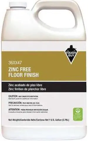 TOUGH GUY 36XX47 Floor Finish,1 gal.