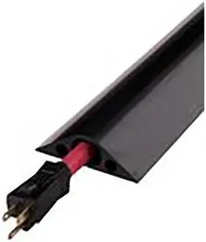 CHECKERS RFD4-10 Cable Protector, 1 in H, 10 ft L, 3-1/4 in W, 1 Channel,