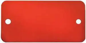 C.H. HANSON 43038 Blank Tag,Rectangle,Red,PK5