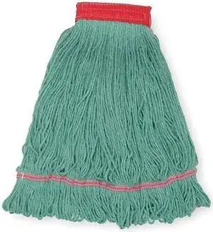 TOUGH GUY 1TYL9 5 in String Wet Mop, 22oz Dry Wt, Clamp/Quick Change/Side-Gate