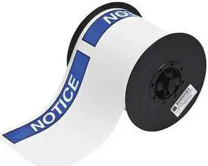 BRADY B30-25-595-ANSINO Label, Blue/White, Labels/Roll: 175