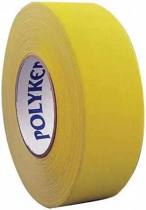 POLYKEN 510 Gaffer'sTape,Yellow,54ydL,1-7/8inW