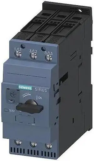 SIEMENS 3RV20314JA10 Manual Motor Starter,54 to 65 Amps AC