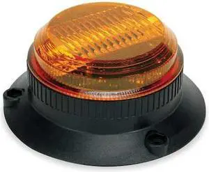ZORO SELECT 2ERT4 Warning Light,Strobe,Amber,12 to 80VDC