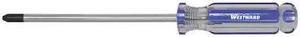 WESTWARD 401K92 Screwdriver Slotted #2 6 in Round