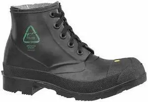 DUNLOP 86604 09 00 Size 9 Men's 6 in Work Boot Steel Work Boot, Black