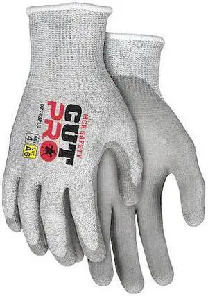 MCR SAFETY 92743BPXS Cut-Resistant Gloves, Cut Level A7 ,Dipped ,Water-Based