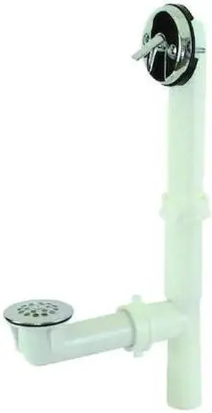 ZORO SELECT 35213 Trip Lever,Silver,Pipe 1-1/2" dia.