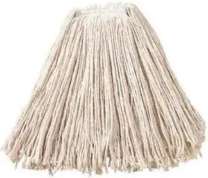 RUBBERMAID COMMERCIAL FGF11800WH00 1 in String Wet Mop, 24 oz Dry Wt, Slide On